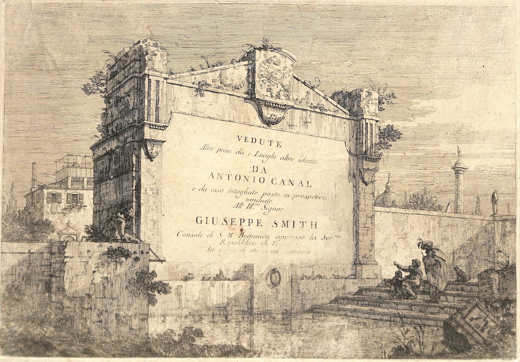 Frontispice par Antonio CANAL dit Canaletto
